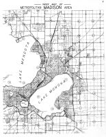 Page 009 - Metropolitan Madison Index Map, Dane County 1954